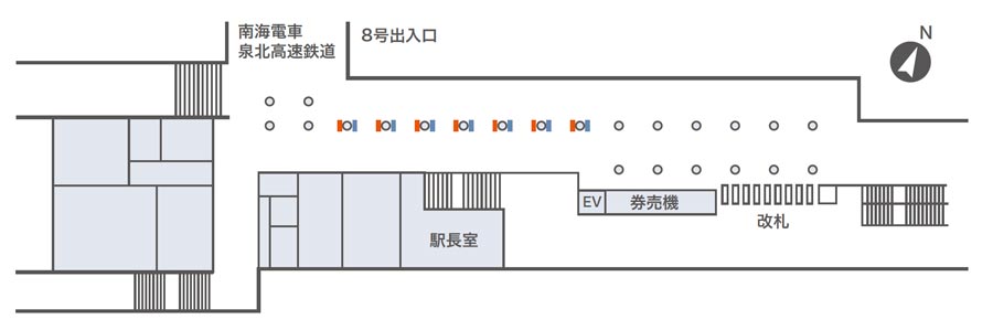 なかもずネットワークビジョン掲出位置図