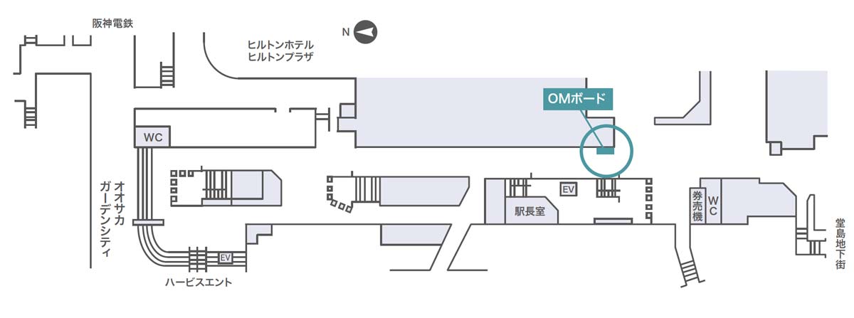 OMボード掲出位置図