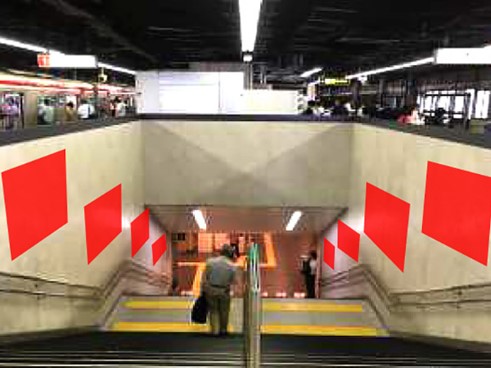 Osaka Metro新大阪臨時集中貼り写真