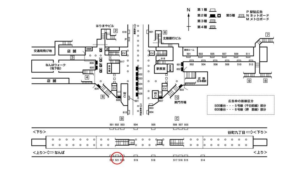 日本橋駅構内図1-521