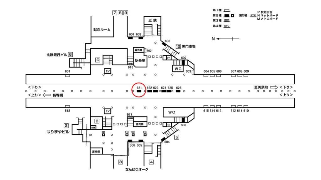 日本橋駅構内図2-621