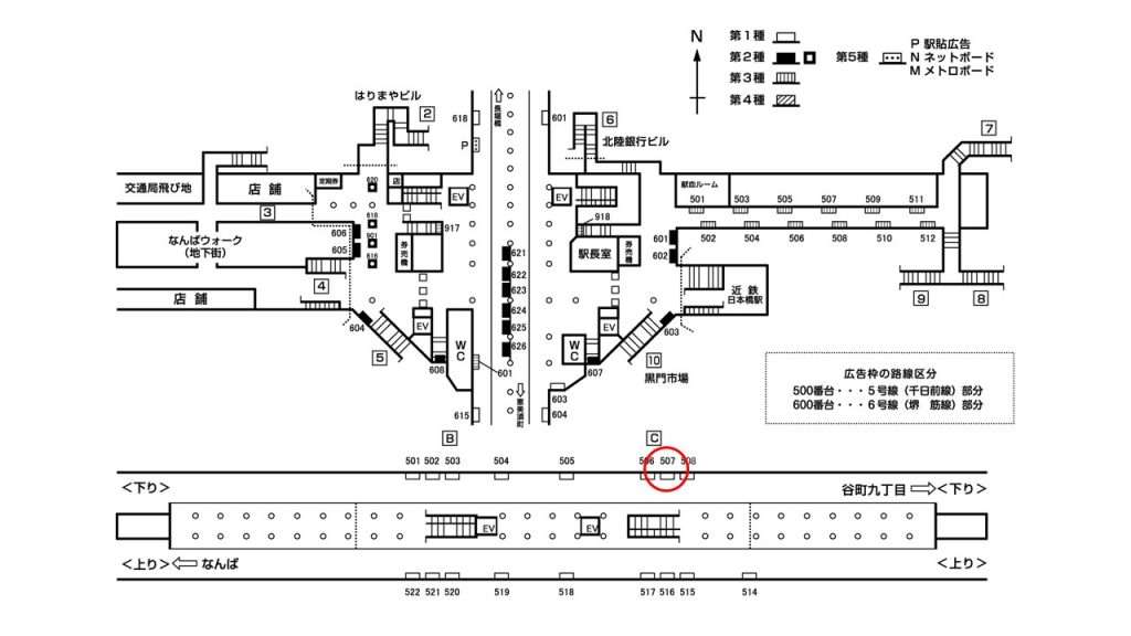 日本橋駅構内図1-507