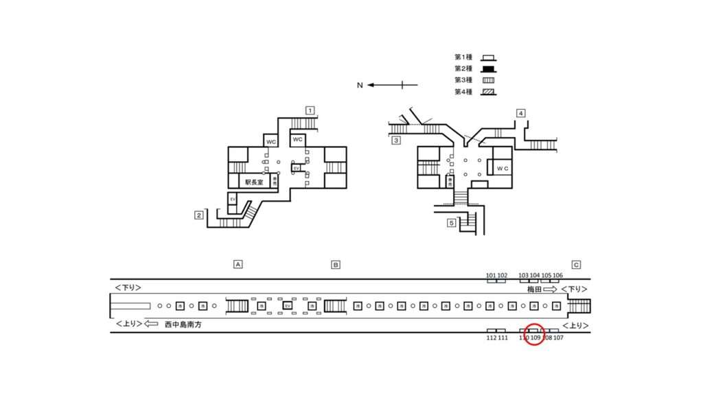 中津駅構内図_1-109