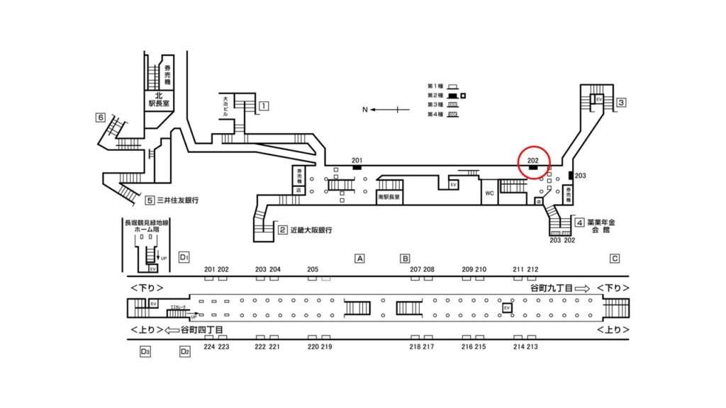 谷六駅構内図_2-202