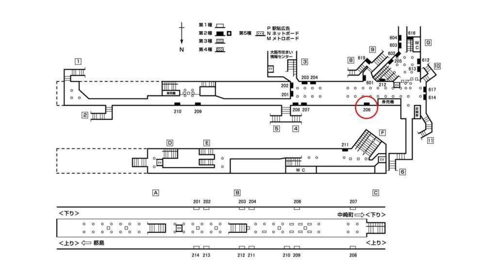 天六駅構内図_2-206