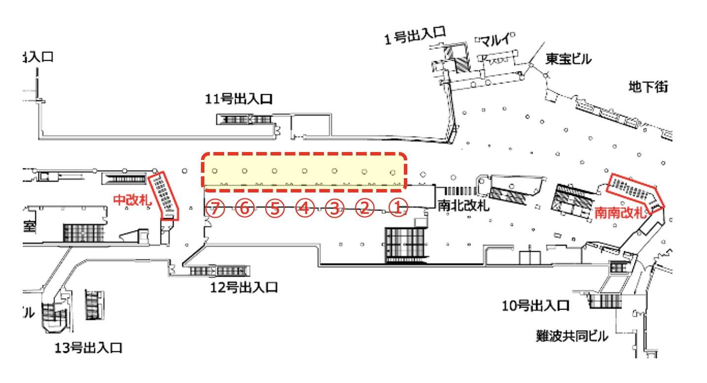掲出位置図