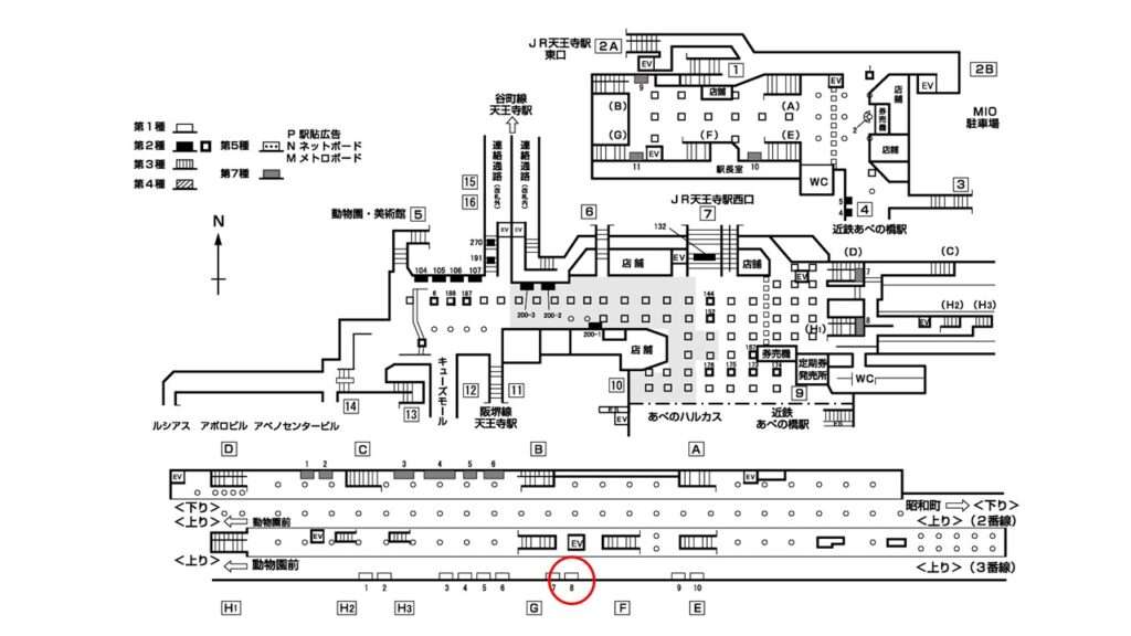 天王寺_構内図_1-8